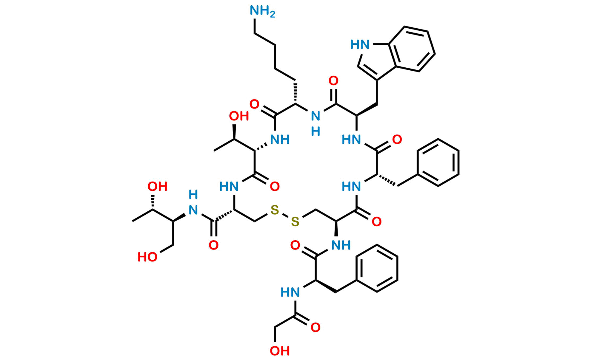 Glycolyl-Phenylalanyl Octreotide